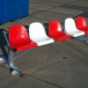 Reservebanken model Manchester 167 reservebank voor voetbal 2.5 meter,